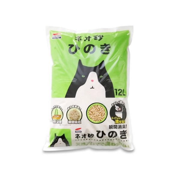 ネオルーライフ ネオ砂 ヒノキ 12L NEO LOO LIFE コーチョー(12L)