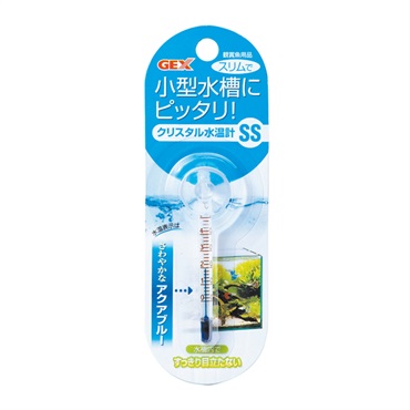 クリスタル水温計 アクアブルー SS GEX ジェックス