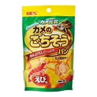 カメ元気 カメのごちそうパン えび味 20g GEX ジェックス | イオン