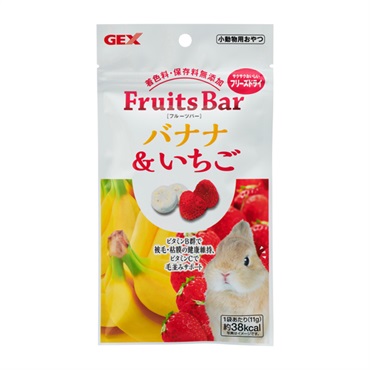 フルーツバー バナナ&いちご 11g GEX ジェックス | イオンスタイル