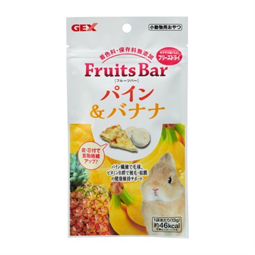 フルーツバー パイン&バナナ 13g GEX ジェックス
