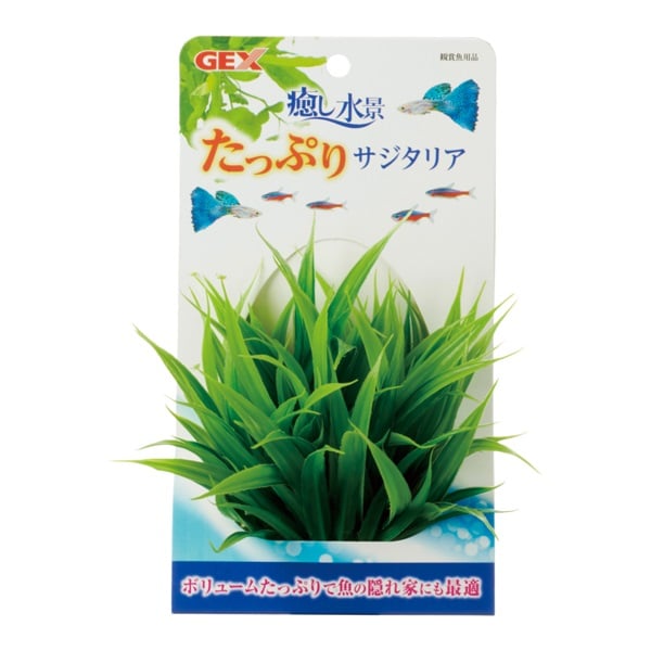 癒し水景 たっぷりサジタリア 1個 GEX ジェックス(1個)