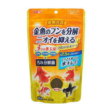 金魚元気 プロバイオフード 220g ジェックス