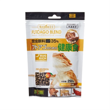 フトアゴブレンドフード 250g GEX ジェックス
