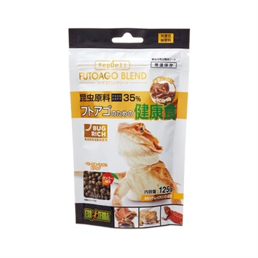 フトアゴブレンドフード 125g GEX ジェックス