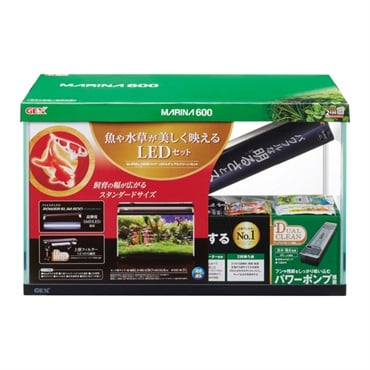 マリーナ600BKST LED&デュアルクリーンセット 1セット GEX ジェックス