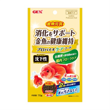 金魚元気 プロバイオケアフード 沈下性 70g ジェックス | イオン
