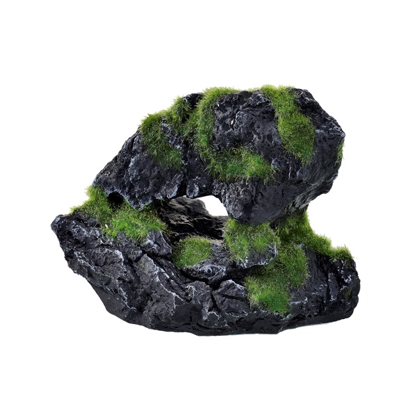 植入山水 癒し水景 モスロック Cave 1個 ジェックス | イオンスタイル