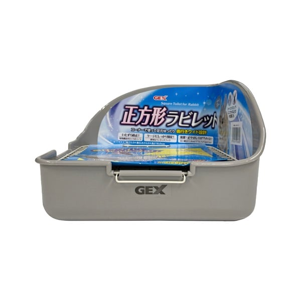 正方形ラビレット 消臭セット ムーングレー 1個 GEX ジェックス