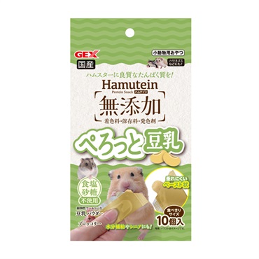 ハムテイン ぺろっと豆乳 10個 GEX ジェックス