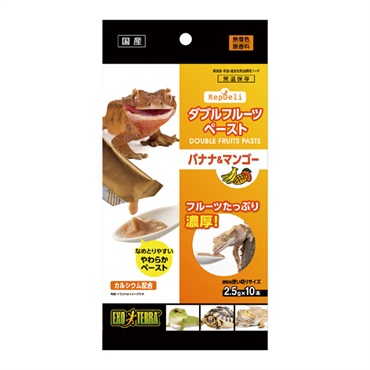 ダブルフルーツペースト バナナ&マンゴー 2.5g×10本 GEX ジェックス