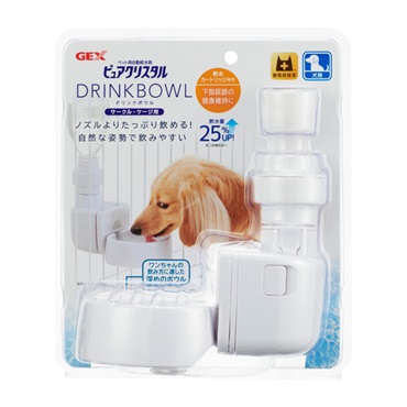 ピュアクリスタル ドリンクボウル 犬用 1個 ジェックス