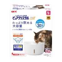ピュアクリスタル ウェル 2.5L 猫用 ホワイト 1個 ジェックス(1個)