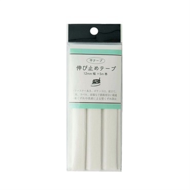 接着伸び止め12mm 白 5m巻