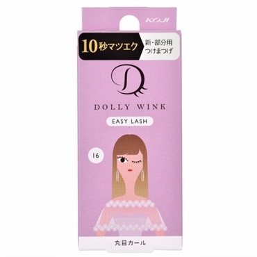 ドーリーウインク イージーラッシュ 1ペア入り ドーリーウインク DOLLY WINK コージー本舗(16 丸目カール)