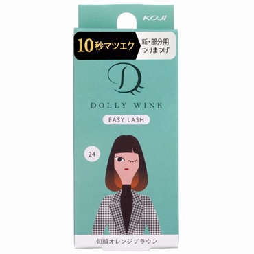 ドーリーウインク イージーラッシュ 1ペア入り ドーリーウインク DOLLY WINK コージー本舗(24 旬顔オレンジブラウン)