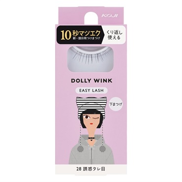 ドーリーウインク イージーラッシュ 1ペア入り DOLLY WINK コージー本舗(No.28 誘惑タレ目)