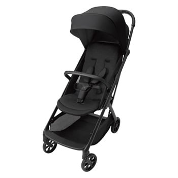 コンビ auto N second QC モノブラック  6ヶ月頃～ 背面 ベビーカー(4972990199582)