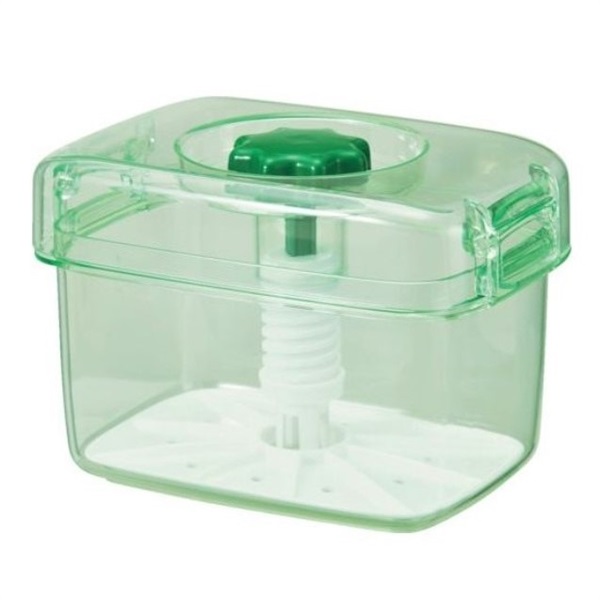 即席つけもの器 ピクレ K-22 角型 スケルトングリーン | イオン