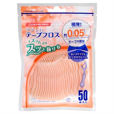 デンタルプロ やさしいテープフロス 50本入り