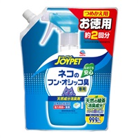 ジョイペット 天然成分消臭剤ネコのフン・オシッコ臭専用 つめかえ用 お徳用 450ml アース・ペット(450ml)