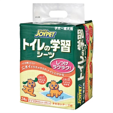 ジョイペット トイレの学習シーツ ワイド 24枚 JOYPET アース・ペット