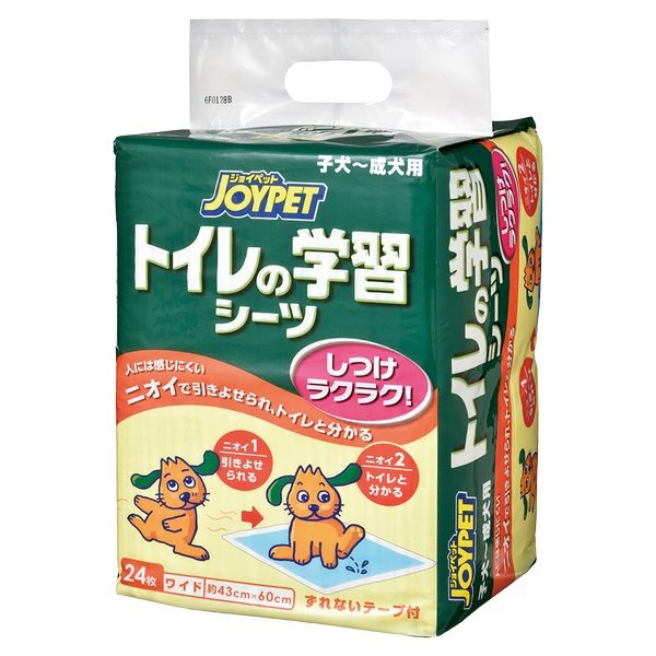 ジョイペット トイレの学習シーツ ワイド 24枚 JOYPET アース・ペット(24枚)