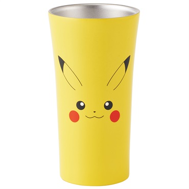ポケモン ロンドン自然史博物館　ピカチュウ&フレンズ　水筒　タンブラー 超軽量2WAYステンレスボトル 470ml/430mlピカチュウフェイス23