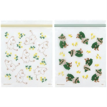 スケーター　ダブルファスナー付チャック袋　ムーミン　Moomin