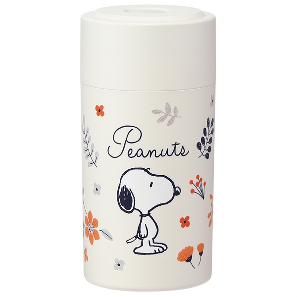 スケーター　プッシュボタン密封保存容器　スヌーピー　PEANUTS 　SNOOPY(POS8)