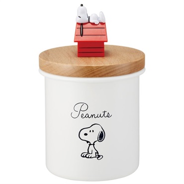 スケーター マスコット付キャニスター スヌーピー PEANUTS SNOOPY