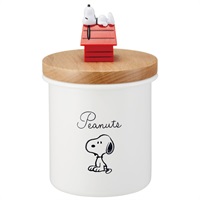 スケーター　マスコット付キャニスター　スヌーピー　PEANUTS　 SNOOPY(ENC8D)