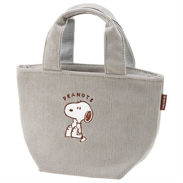 スケーター　コーデュロイ保温バッグ　スヌーピー　PEANUTS 　SNOOPY