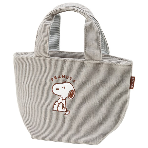 スケーター　コーデュロイ保温バッグ　スヌーピー　PEANUTS 　SNOOPY(KCOB1)