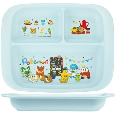 スケーター　ＰＰ製ランチプレート　ＰＫＭ　ＨＰＣａｆｅ　ポケモンカフェ　ピカチュウ