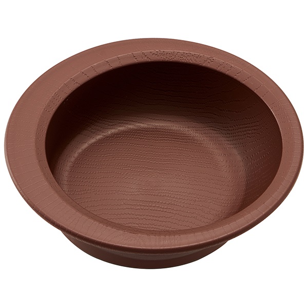 超特大オリーブの木 バスケット ボウル しっかりドスンと構える 約28cm