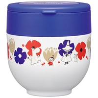 スケーター　折りたたみ ハンドル付き 保温 保冷 丼 ジャー 540ml 　ムーミン　 Moomin 　リトル ミイ(LDNO6AG)