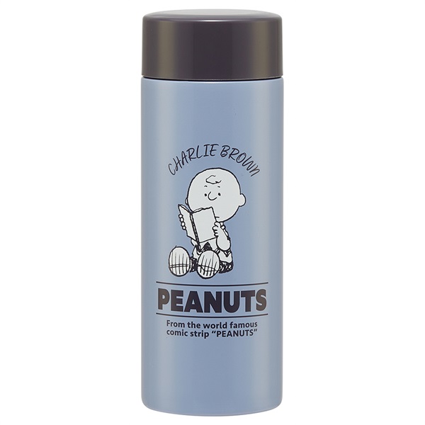 スケーター　超軽量ボトル　スヌーピー　バッジ　PEANUTS　 SNOOPY(３００ｍｌ)