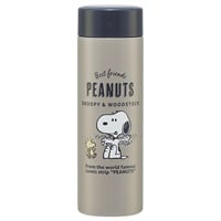 スケーター　超軽量ボトル　スヌーピー　バッジ　PEANUTS　 SNOOPY(３５０ｍｌ)