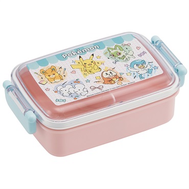 スケーター 抗菌ふわっとタイトランチボックス PKMポッピング
