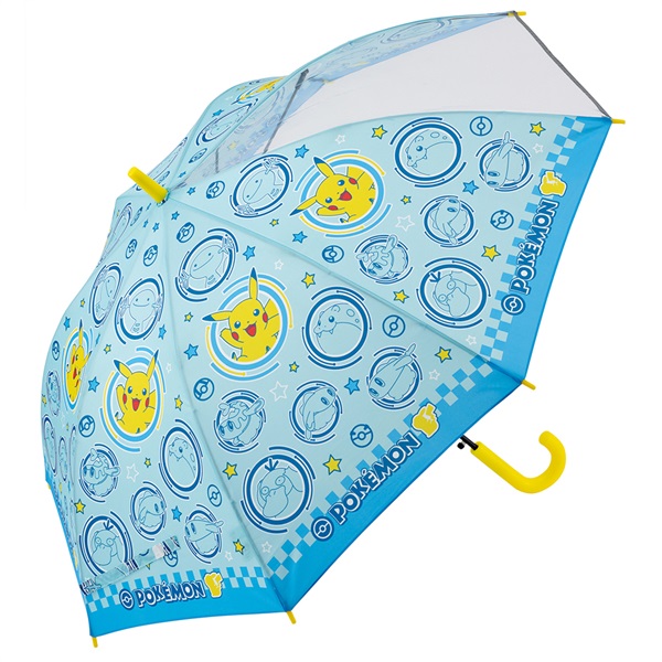 スケーター ジャンプ傘55㎝ ポケモン2025 ピカチュウ レイン