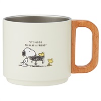 スケーター　スタッキング ステンレスマグ 350ml 　スヌーピー　PEANUTS 　SNOOPY　バッジ(SSTMG3S)