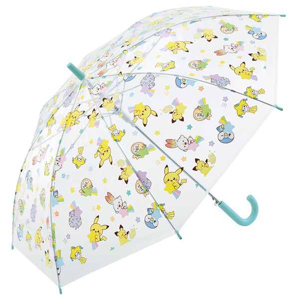 スケーター ビニール傘55㎝ ポケピース ポケモン ピカチュウ レイン