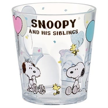 スケーター　アクリルコップ　スヌーピー　バルーン　PEANUTS　 SNOOPY