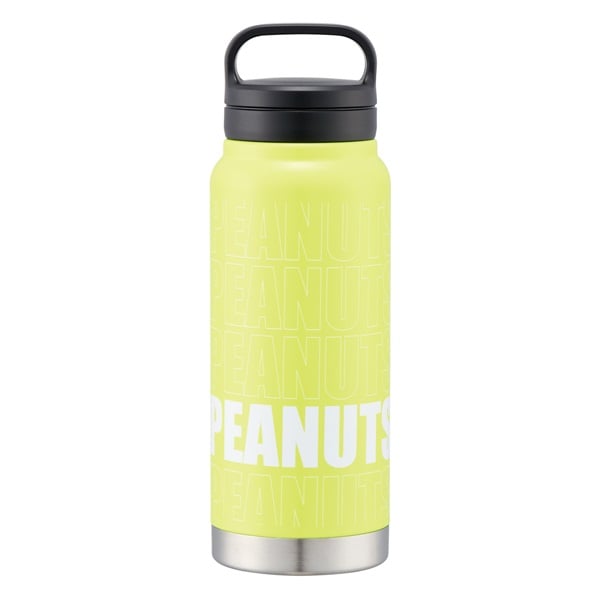 スクリューハンドル付きマグボトル 500ml スヌーピー(ネオンイエロー)