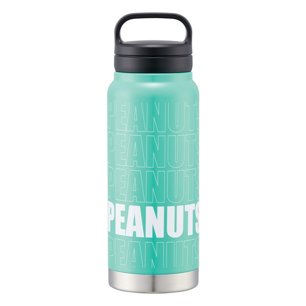 スクリューハンドル付きマグボトル 500ml スヌーピー(ネオングリーン)