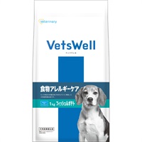 ベッツウェル 犬用食事療法食 食物アレルギーケア フィッシュ＆ポテト Vets Well マルカン(1kg)