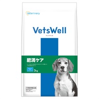 VetsWell　犬用食事療法食 下部尿路ケア 3kg　3個セット ベッツウェル 犬用食事療法食 下部尿路ケア 3kg 犬ごころ ペットグッズ