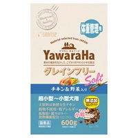 ヤワラハ グレインフリー ソフト チキン&野菜入り 体重管理用 600g ヤワラハ YawaraHa マルカン(体重管理用)