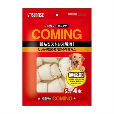 ゴン太のカミング 骨型ガム Sサイズ 4本 マルカン